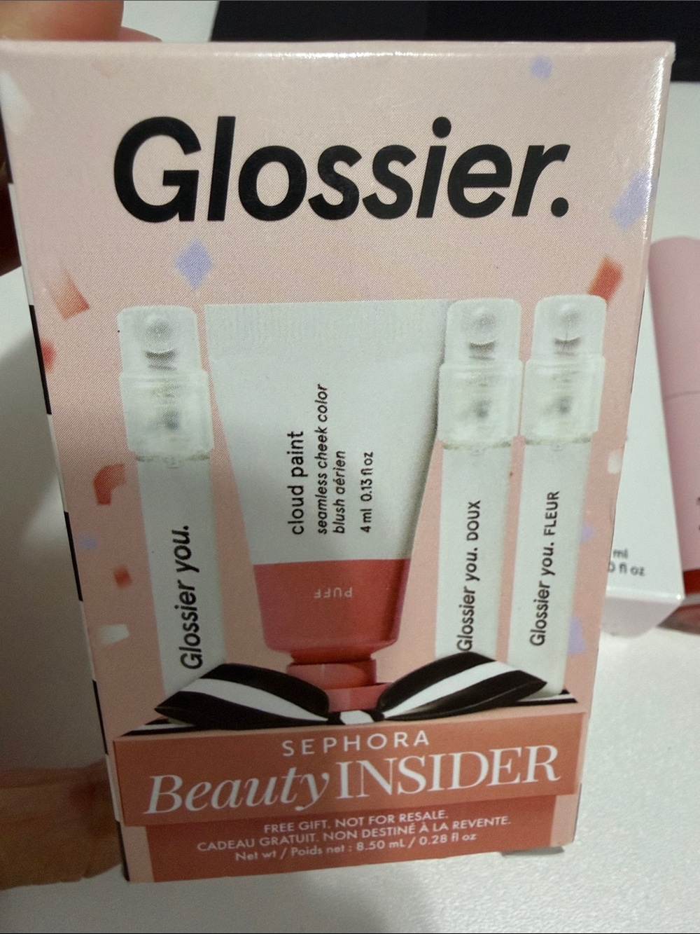 Glossier Bundle Lot Birthday Balm Suit Soft Touch Lip Crème Sephora Beauty Insid - Picture 2 of 5